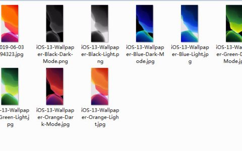 ios13内置壁纸分享 ios13系统壁纸