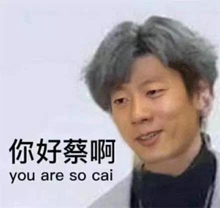 你好蔡啊表情包 你好蔡啊什么意思