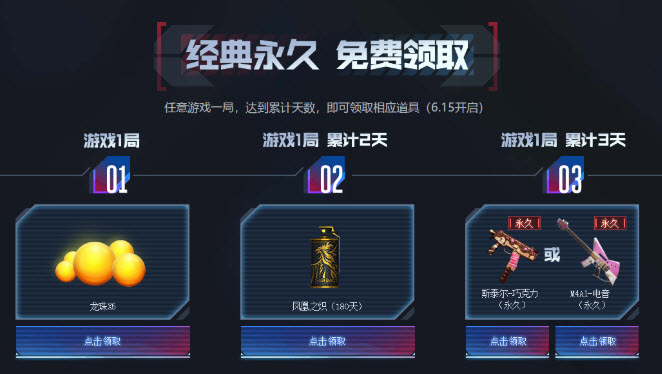 CF端游十二件永久武器一键领取